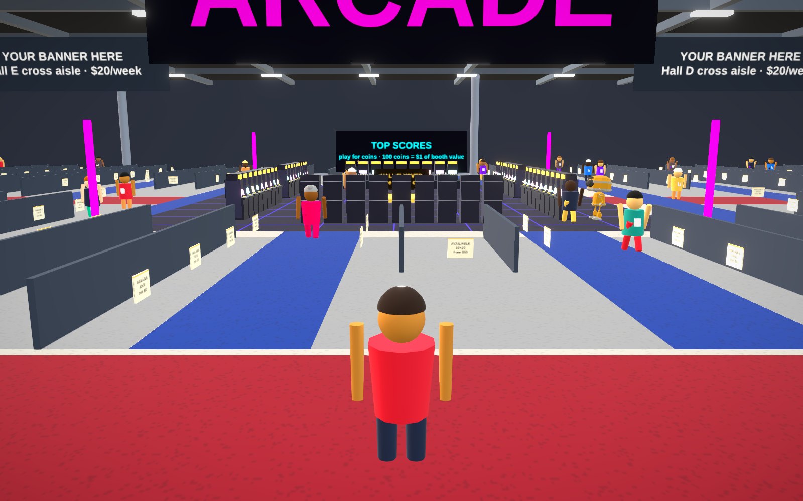 Walking the floor in third person